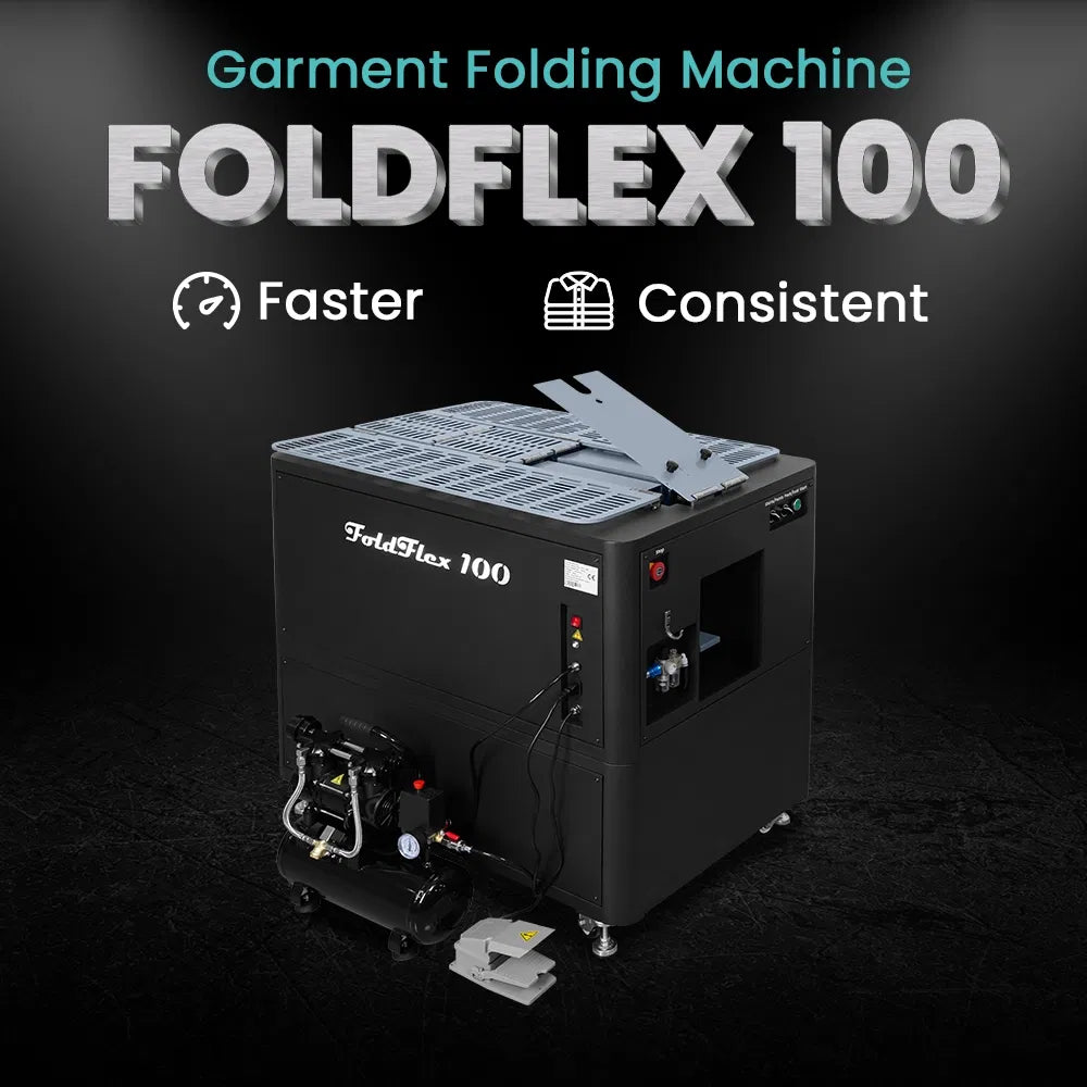 DTF Station FoldFlex 100 Electric Folding & Bagging Machine