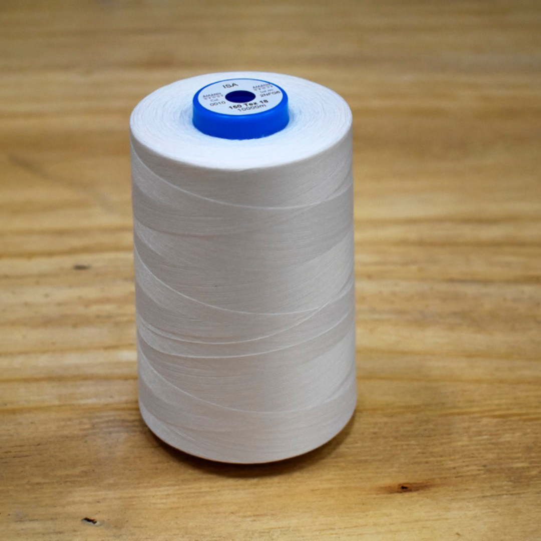 White Underthread, 10,000 Metre Cone
