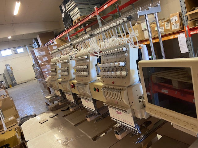 USED SWF/K-UH1204-45 4 Head Embroidery Machine