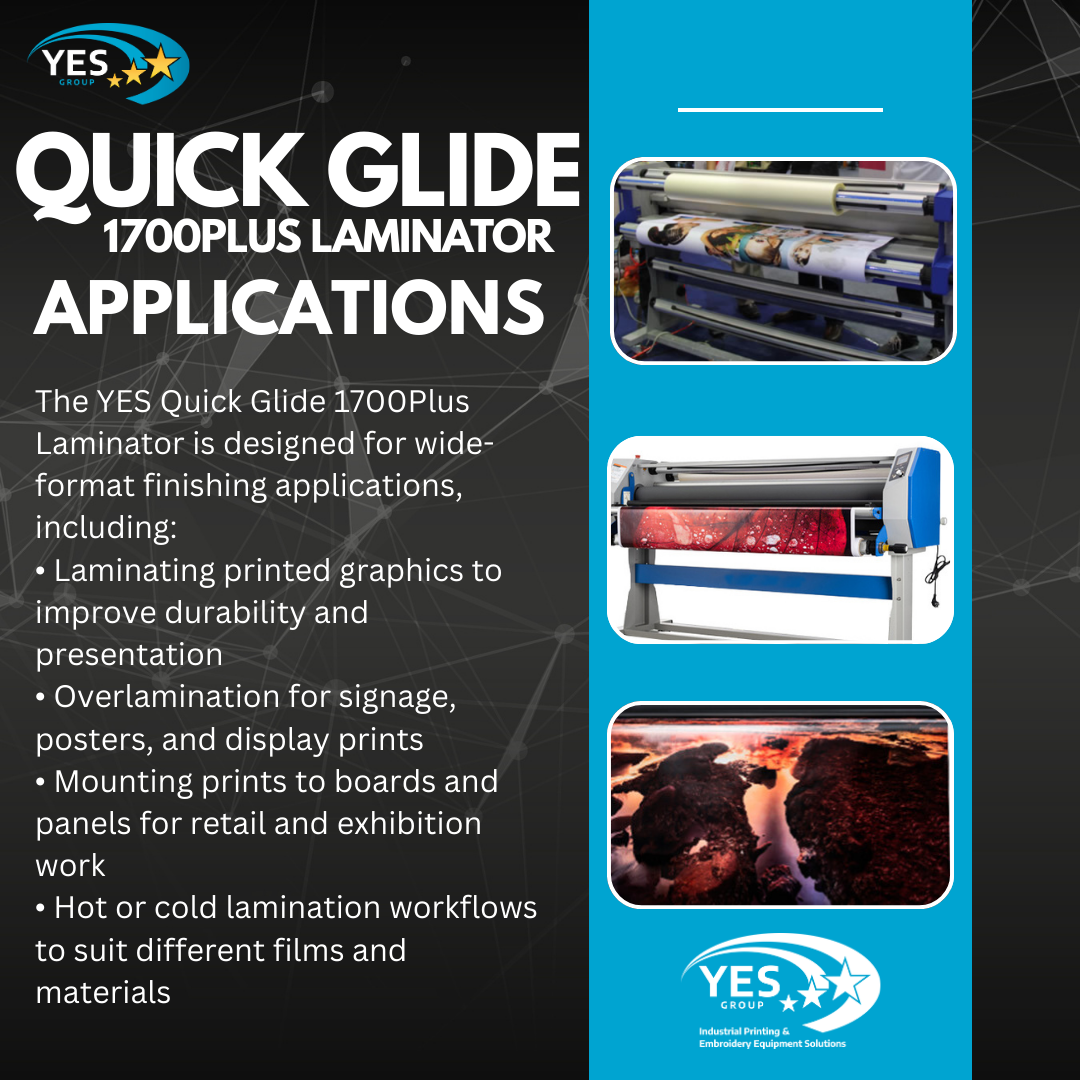 NEW Wide Format Laminator | YES Quick Glide 1700Plus