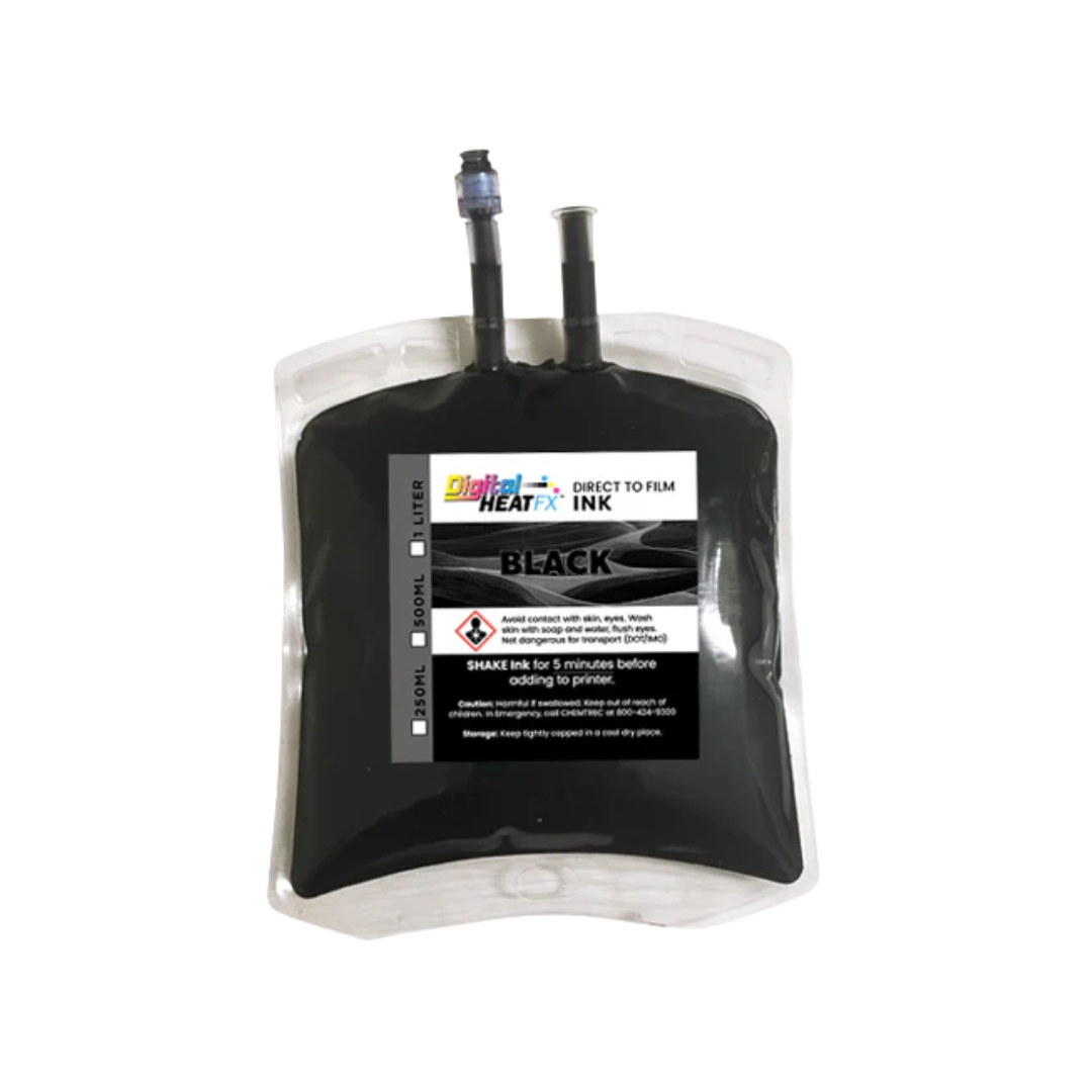 DigitalHeat FX DTF Black Bagged Ink – 500ml