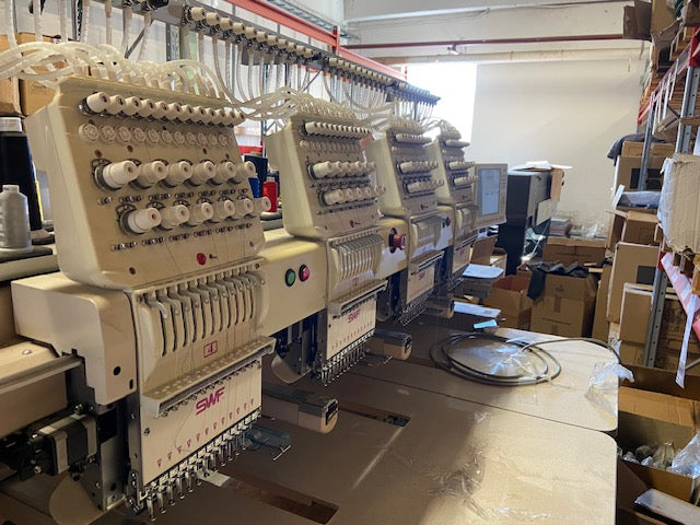 USED SWF/K-UH1204-45 4 Head Embroidery Machine