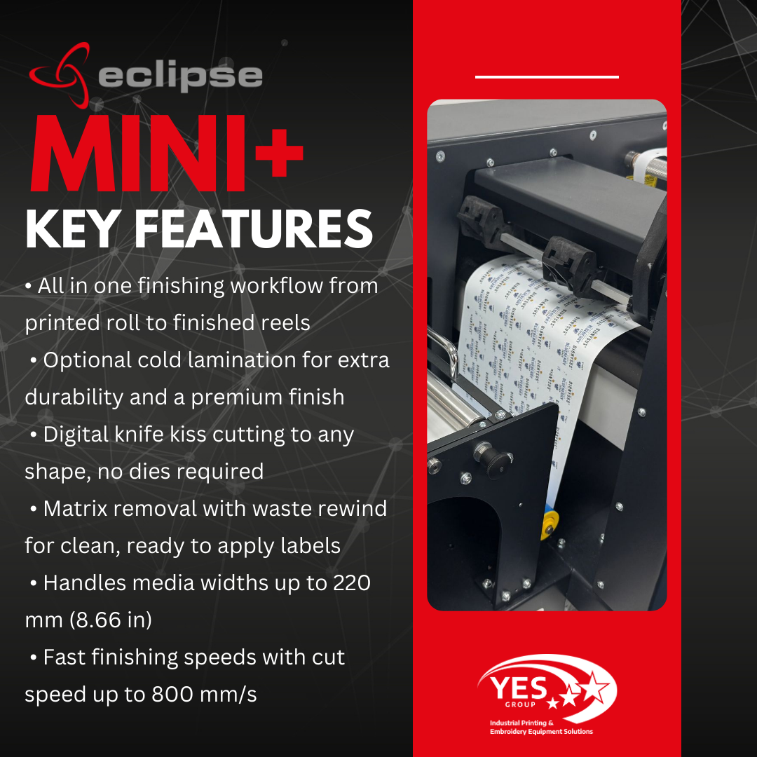 NEW Digital Label Finisher| Eclipse Mini+