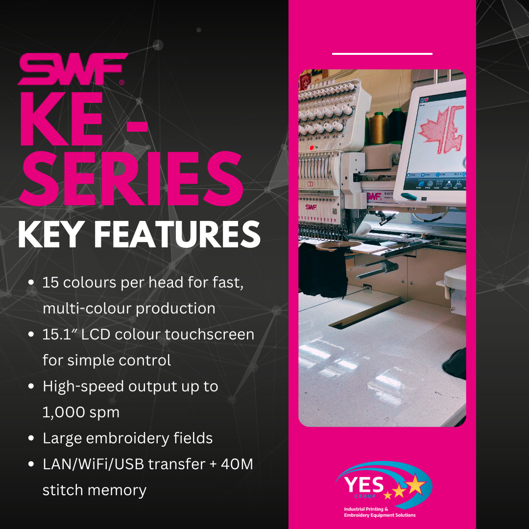 New Embroidery Machine | SWF KE Series