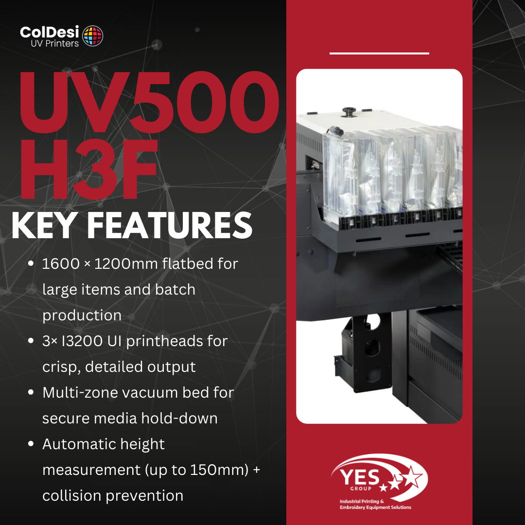 New UV Printer | ColDesi UV500H3F