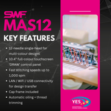 New Embroidery Machine | SWF MAS12