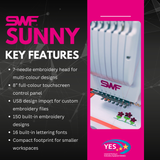 New Embroidery Machine | SWF Sunny
