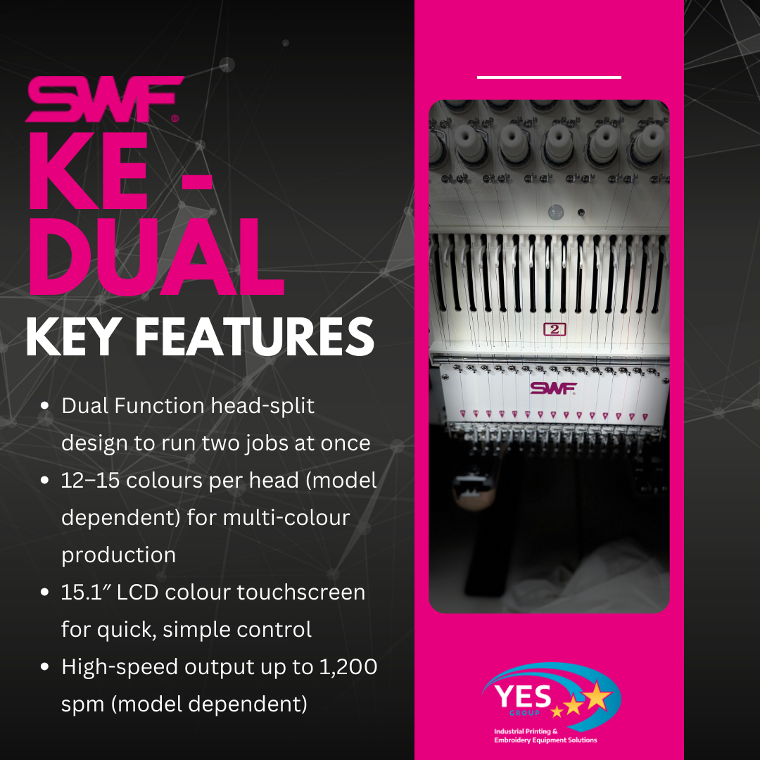 New Embroidery Machine | SWF KE Dual Series