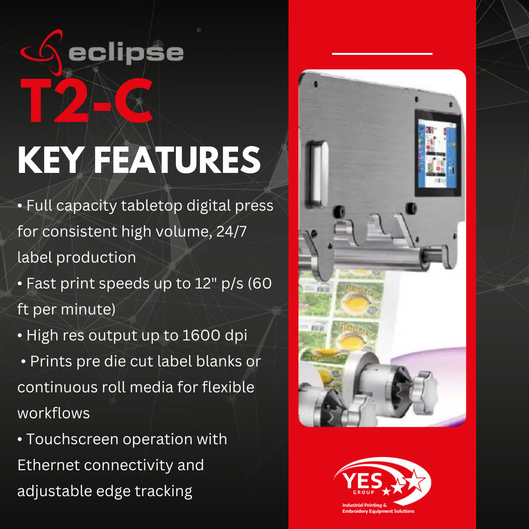 NEW Tabletop Label Press | Eclipse T2-C