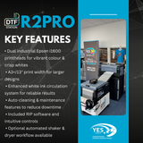 NEW Prestige R2 Pro DTF Printer Max Bundle