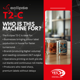 NEW Tabletop Label Press | Eclipse T2-C