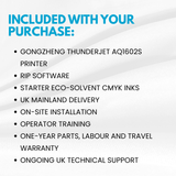 NEW Gongzheng ThunderJet AQ1602S – 1.6m Eco-Solvent Wide-Format Printer