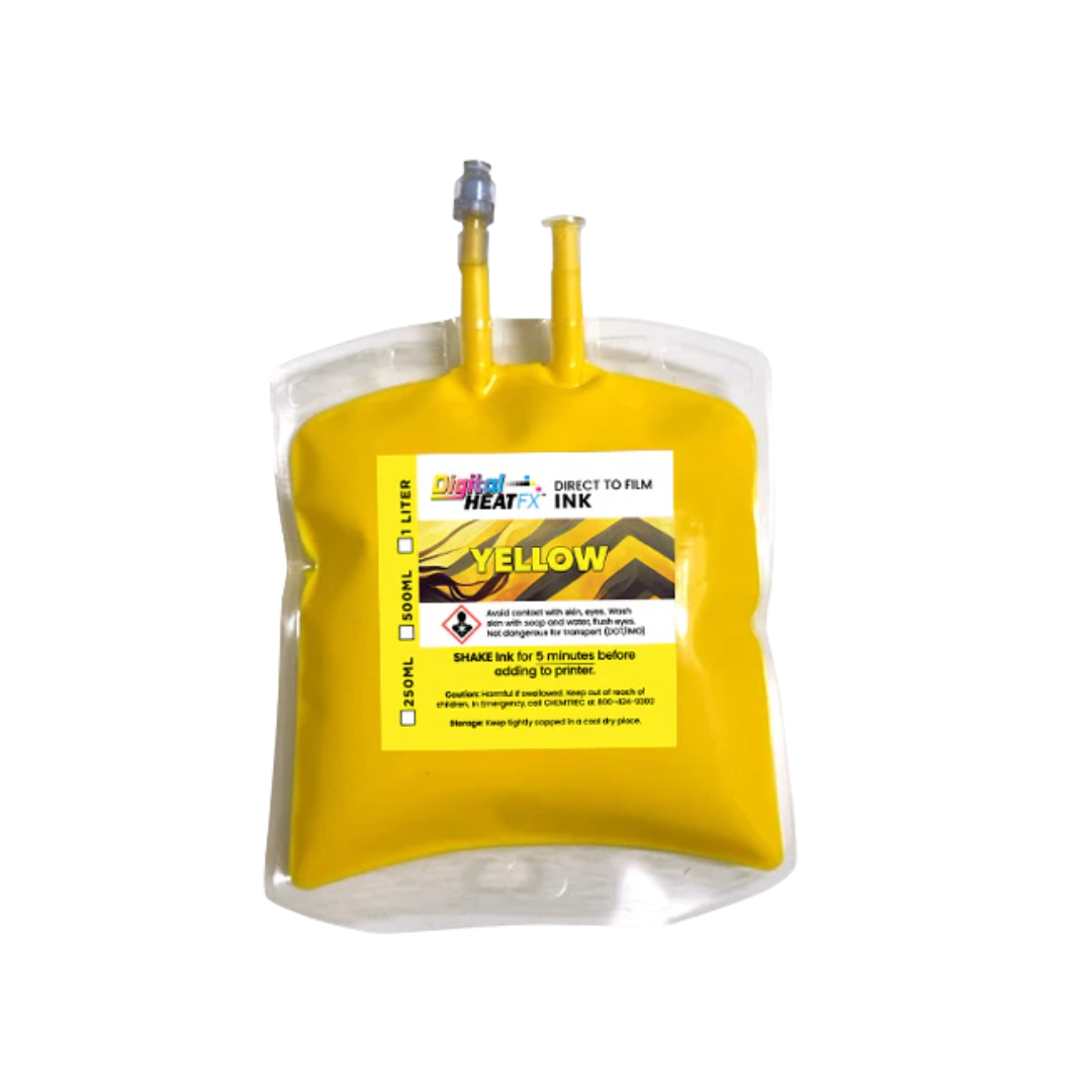 DigitalHeat FX DTF Yellow Bagged Ink – 500ml