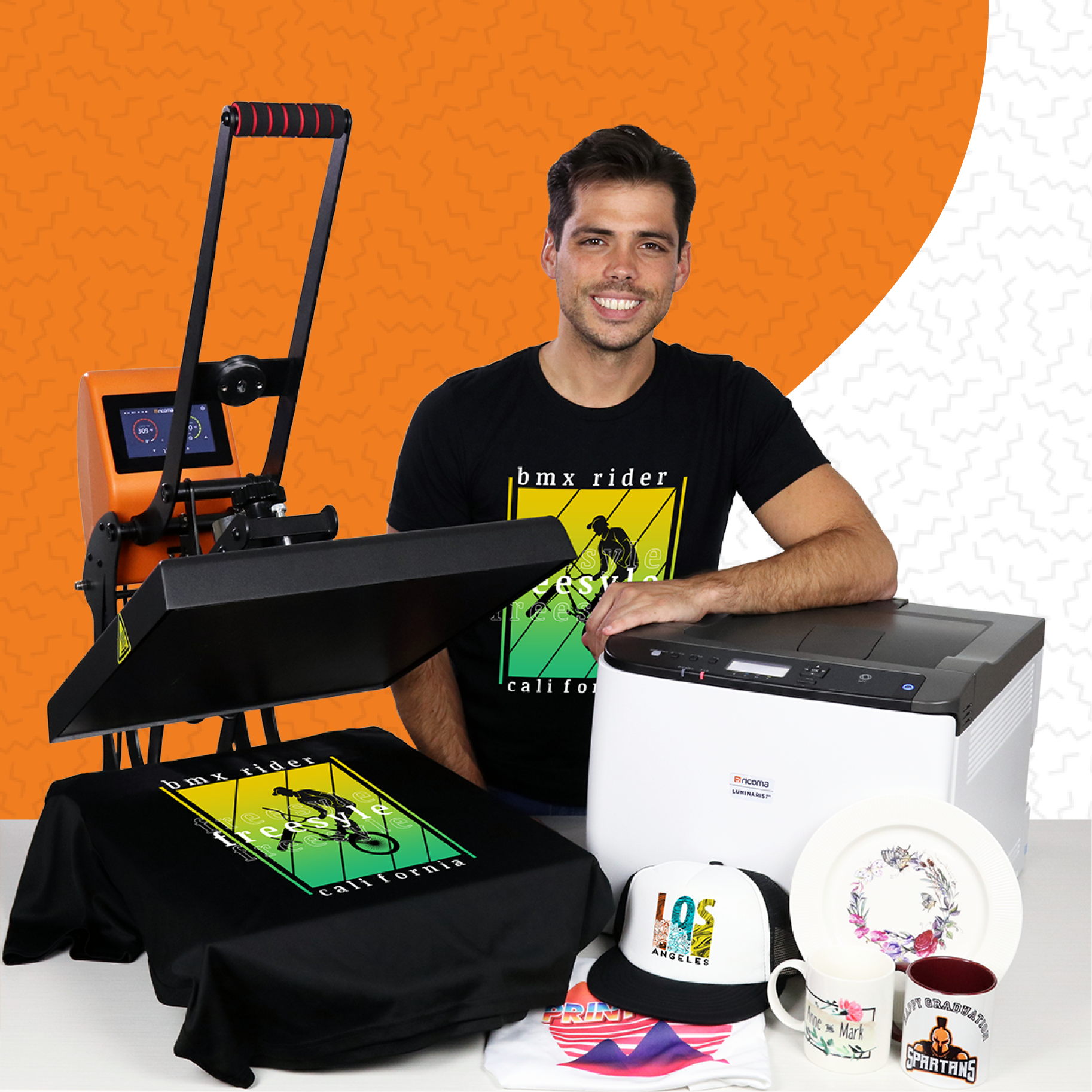 'Business in a Box' Package: Ricoma Luminaris 200 Transfer Printer - Essentials Bundle