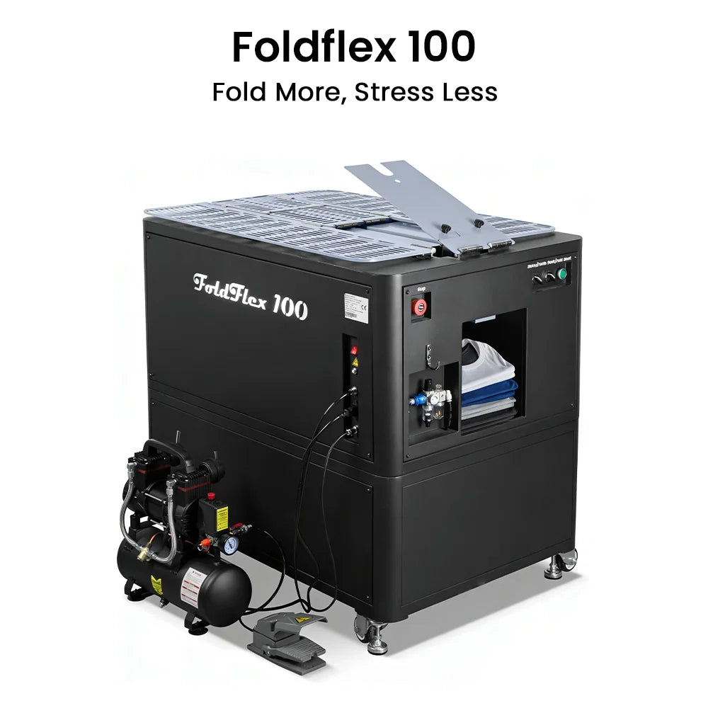 DTF Station FoldFlex 100 Electric Folding & Bagging Machine