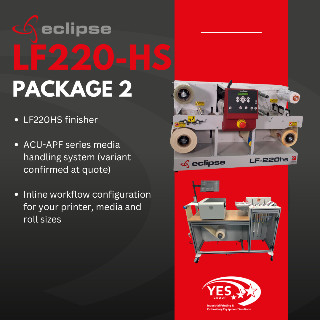 NEW Digital Label Finisher Packages | Eclipse LF220HS