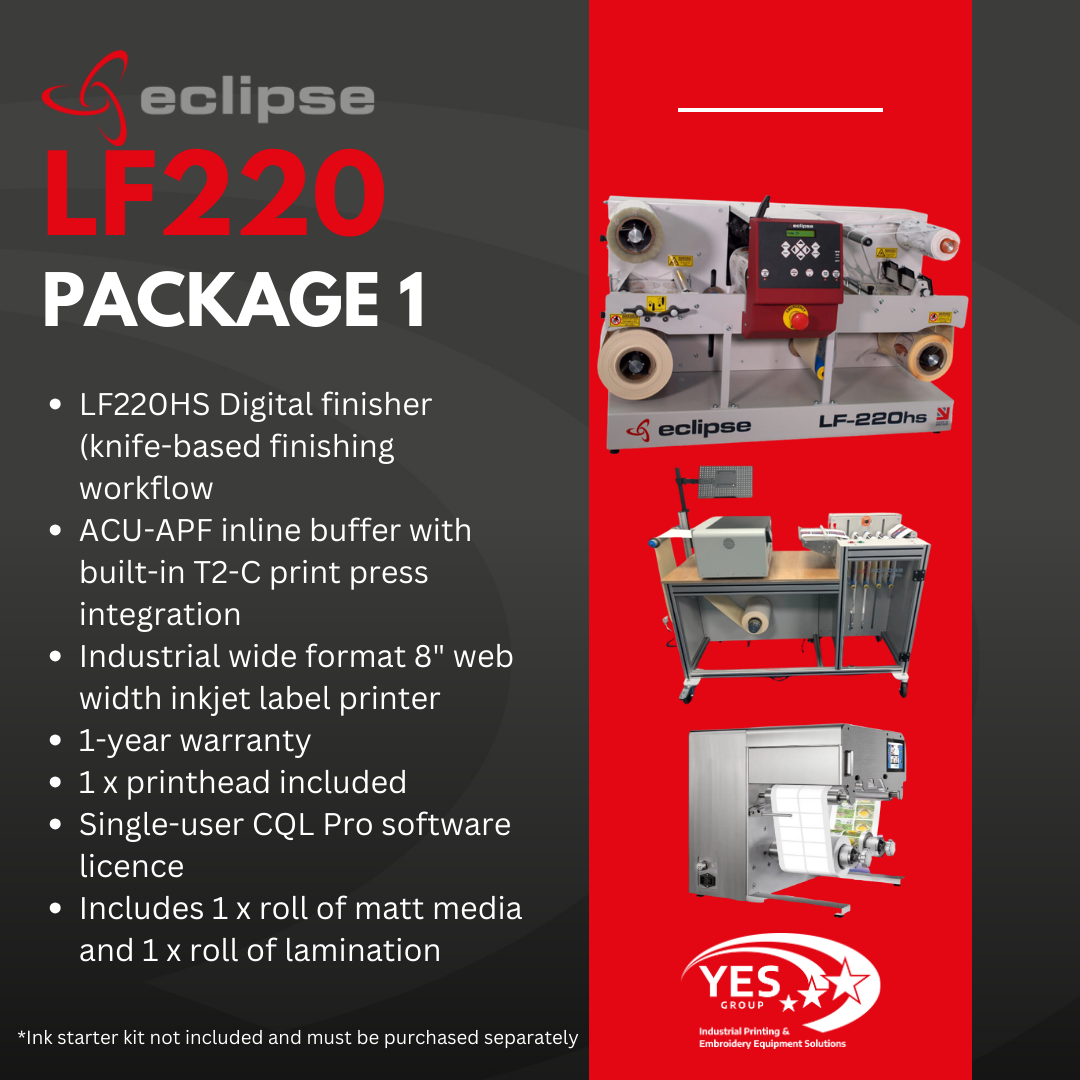 NEW Digital Label Finisher Packages | Eclipse LF220-LAS