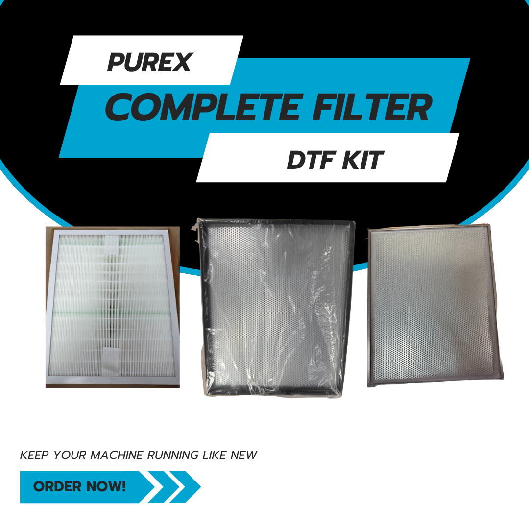 Purex DTF Complete Filter Kit – HEPA, Pre-Filter & Carbon Filters