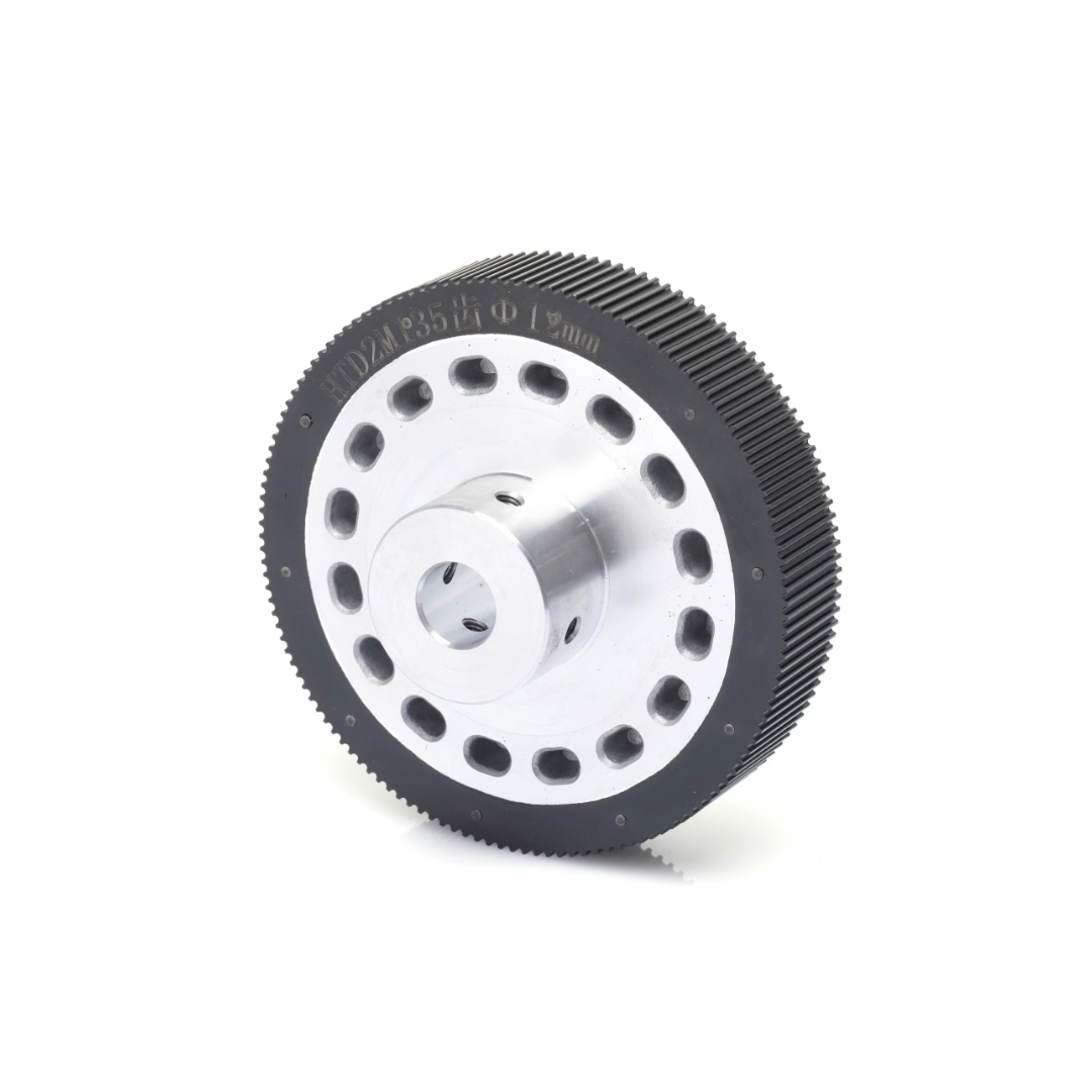 Large synchronous wheel for feeding paper