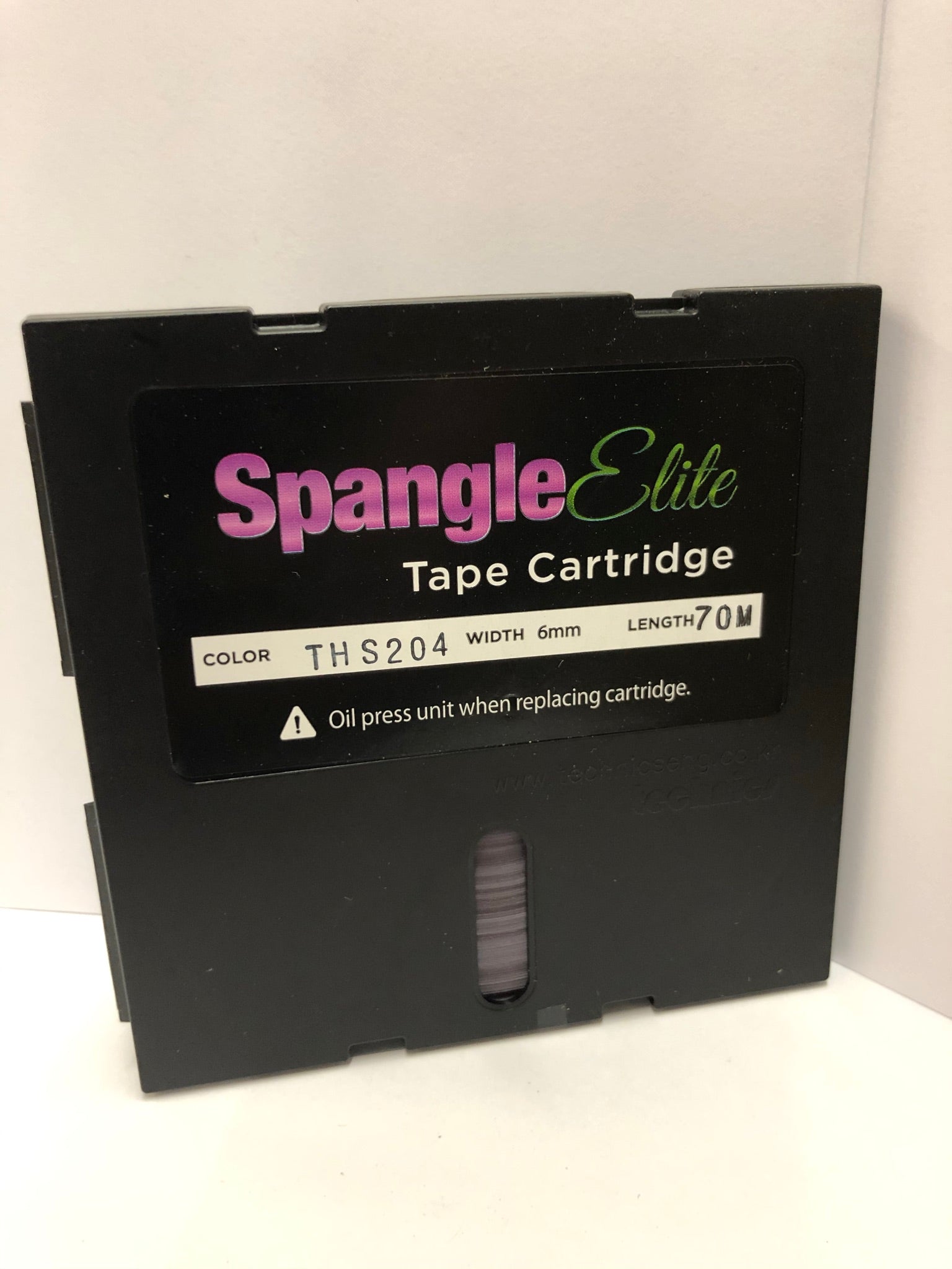 RED - Holographic Spangle THS204 (70mtr x 6mm Tape)