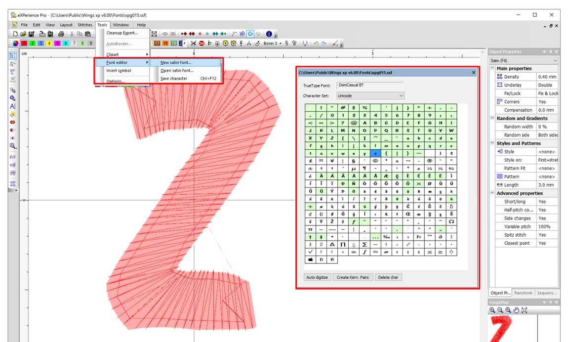 Wings Embroidery Software Level 4 - Pro